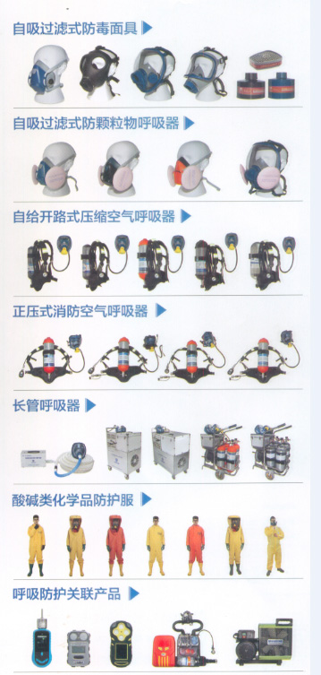 自吸过滤式防护用品
